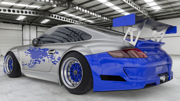 Картинка автомобили 3д 2009 porsche