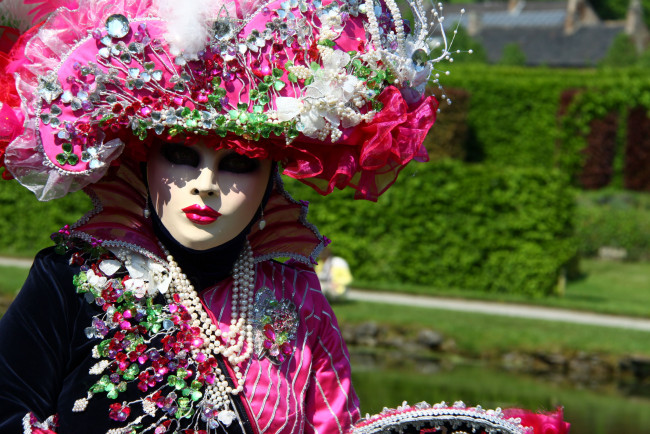 Обои картинки фото разное, маски, карнавальные, костюмы, карнавал, венеция