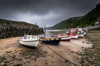 Картинка корабли баркасы+ +буксиры океан бухта отлив