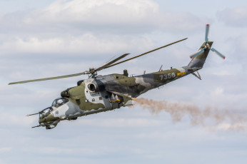 Картинка mil+mi-24v+hind авиация вертолёты вертушка