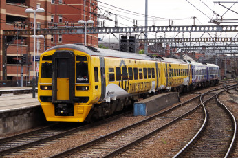 Картинка техника метро состав железная дорога рельсы локомотив