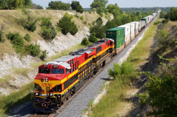 Картинка техника поезда дорога железная состав локомотив рельсы