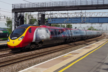 Картинка техника поезда рельсы дорога железная локомотив состав