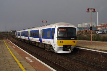 Картинка техника поезда локомотив состав рельсы дорога железная