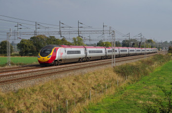 Картинка техника поезда состав локомотив рельсы дорога железная