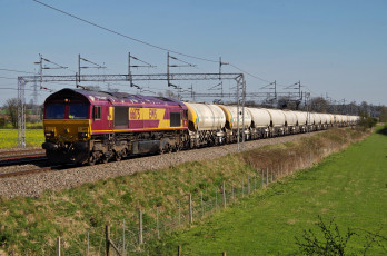 Картинка техника поезда состав локомотив рельсы дорога железная