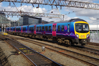 Картинка техника поезда железная состав дорога рельсы локомотив