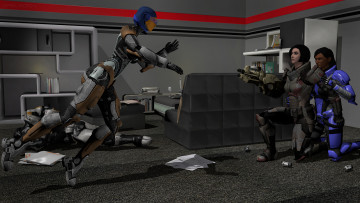 Картинка 3д+графика фантазия+ fantasy оружие фон взгляд девушки