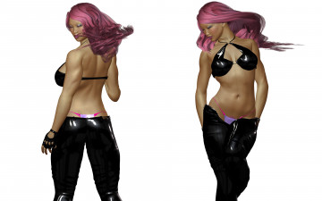 Картинка 3д+графика фантазия+ fantasy фон девушка латекс