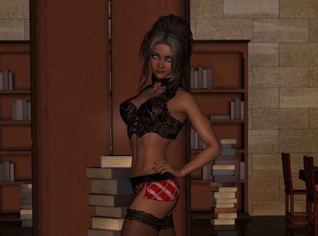 Обои картинки фото emma, 3д графика, люди , people, девушка, фон, взгляд