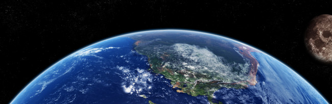 Обои картинки фото космос, земля, планеты, луна