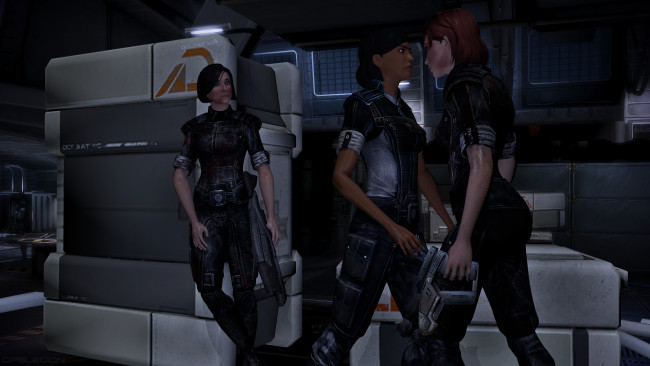 Обои картинки фото 3д графика, фантазия , fantasy, фон, взгляд, девушки