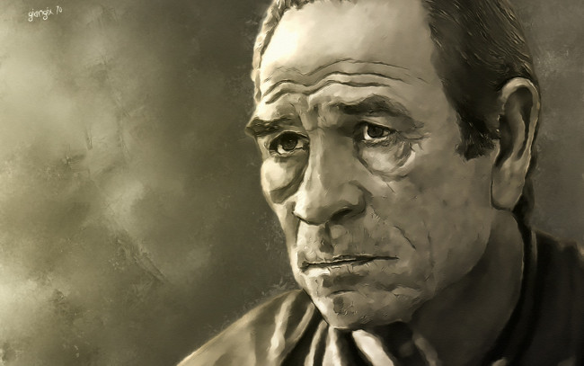 Обои картинки фото рисованное, люди, томми, ли, джонс