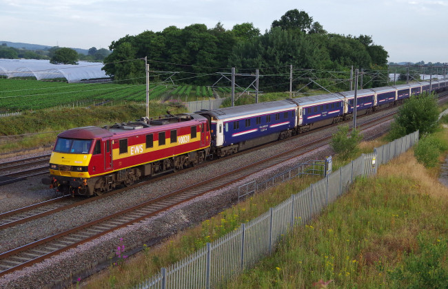 Обои картинки фото техника, поезда, локомотив, рельсы, дорога, железная, состав