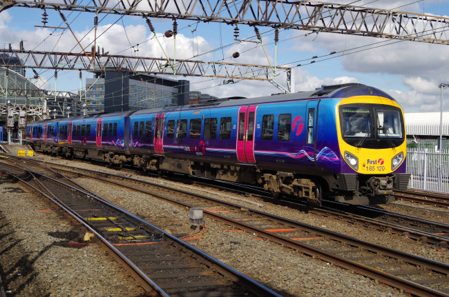 Обои картинки фото техника, поезда, железная, состав, дорога, рельсы, локомотив