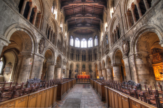 Обои картинки фото st bartholomew, интерьер, убранство,  роспись храма, собор