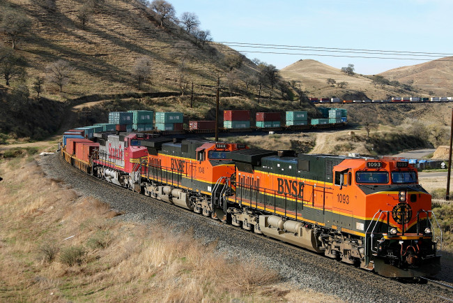 Обои картинки фото техника, поезда, локомотив, рельсы, железная, дорога, состав