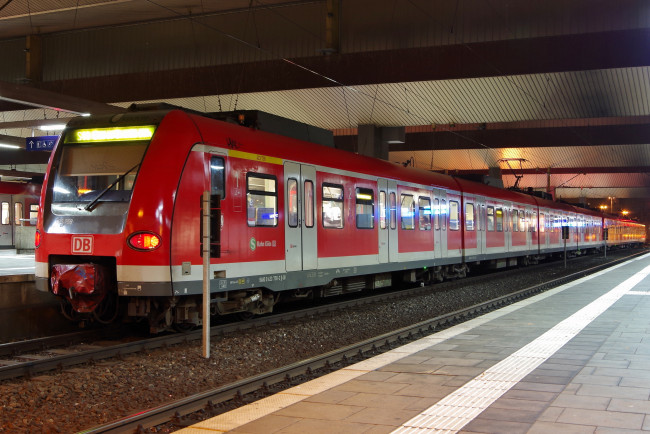 Обои картинки фото техника, поезда, состав, локомотив, рельсы, железная, дорога