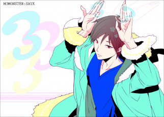 Картинка аниме durarara orihara izaya