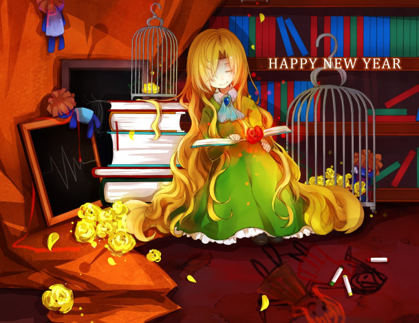 Обои картинки фото аниме, ib, mary