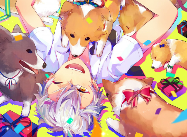 Обои картинки фото аниме, ensemble stars, oogami, kouga