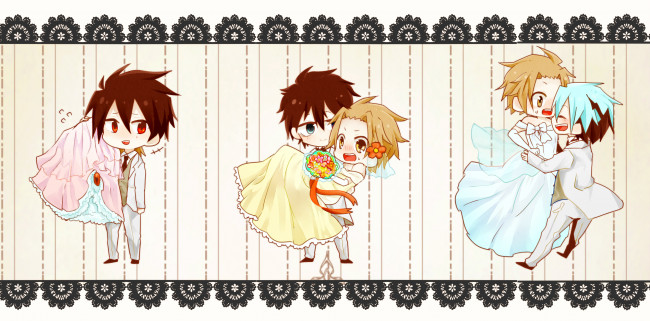 Обои картинки фото аниме, senyuu