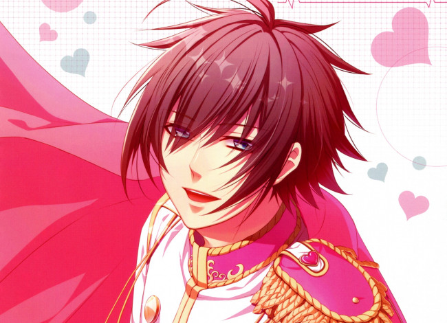 Обои картинки фото аниме, glass heart princess, masaki, shinnosuke