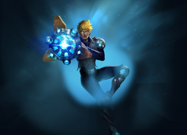 Обои картинки фото видео игры, heroes of newerth, heroes, of, newerth, cyborg, flux, hon, genos