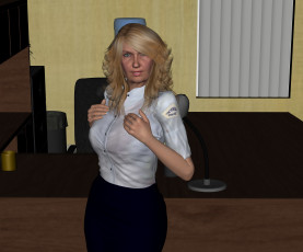 Картинка carabinieri 3д+графика люди+ people взгляд девушка фон