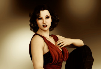 Картинка 3д+графика люди+ people фон взгляд девушка