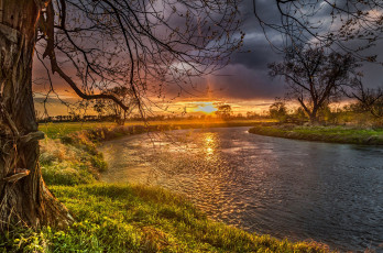 Картинка природа восходы закаты простор