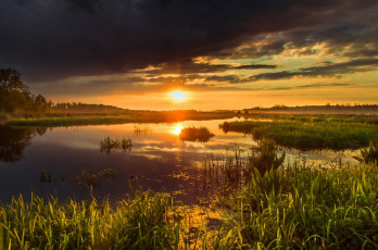 Картинка природа восходы закаты простор