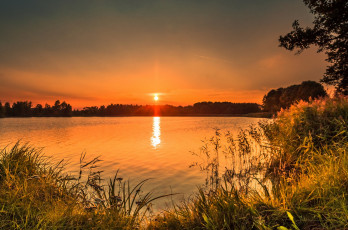 Картинка природа восходы закаты простор