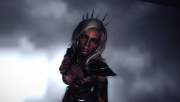 Картинка 3д+графика фантазия+ fantasy девушка фон взгляд