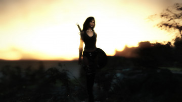 Картинка 3д+графика фантазия+ fantasy фон взгляд девушка