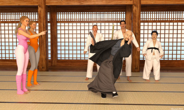 обоя 3д графика, спорт , sport, девушки, фон, взгляд