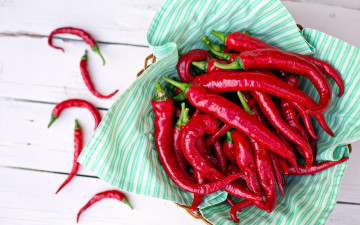 Картинка еда перец красный острый стручки чили