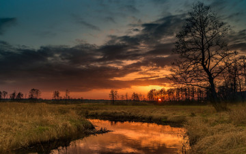 Картинка природа восходы закаты простор