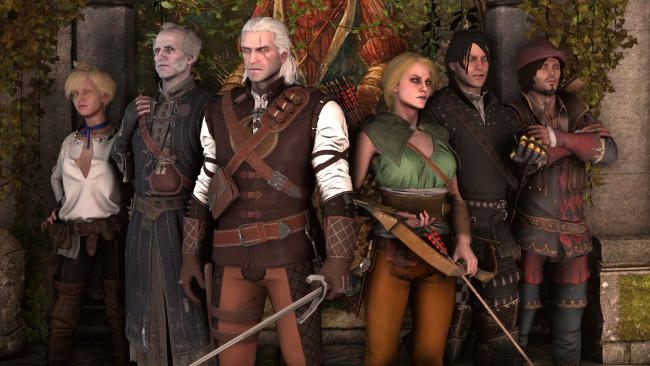 Обои картинки фото 3д графика, фантазия , fantasy, мужчины, взгляд, фон