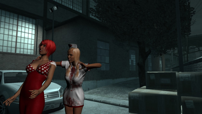 Обои картинки фото 3д графика, существа , creatures, фон, взгляд, девушка