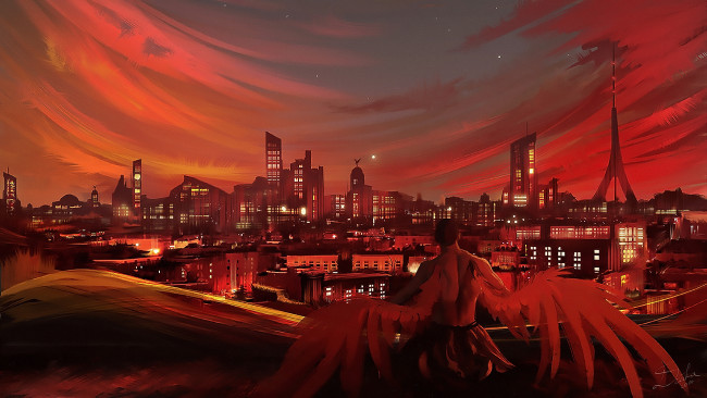 Обои картинки фото фэнтези, ангелы, ангел