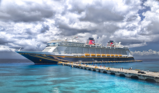 Обои картинки фото disney fantasy, корабли, лайнеры, лайнер, круиз