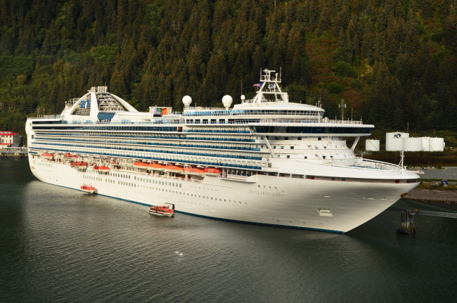 Обои картинки фото grand princess, корабли, лайнеры, лайнер, круиз