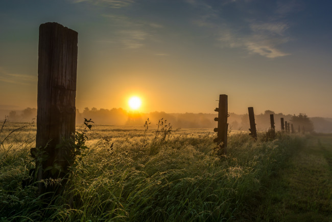 Обои картинки фото природа, восходы, закаты, простор