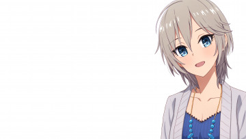 Картинка аниме idolm@ster фон взгляд девушка