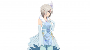 Картинка аниме idolm@ster фон взгляд девушка