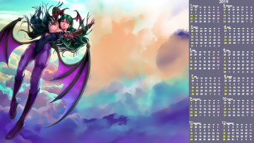 Картинка календари фэнтези девушка крылья