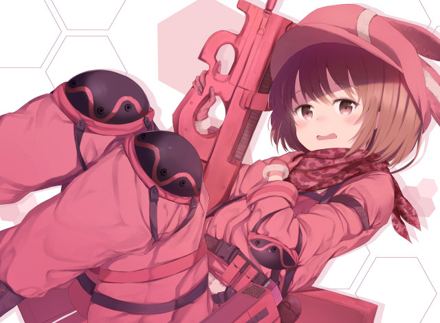 Обои картинки фото аниме, sword art online, девушка