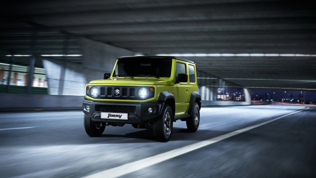 Обои картинки фото 2018 suzuki jimny allgrip, автомобили, suzuki, скорость, jimny, allgrip, 2018, джип, сузуки