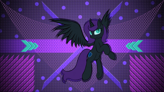 Обои картинки фото мультфильмы, my little pony, пони, фон